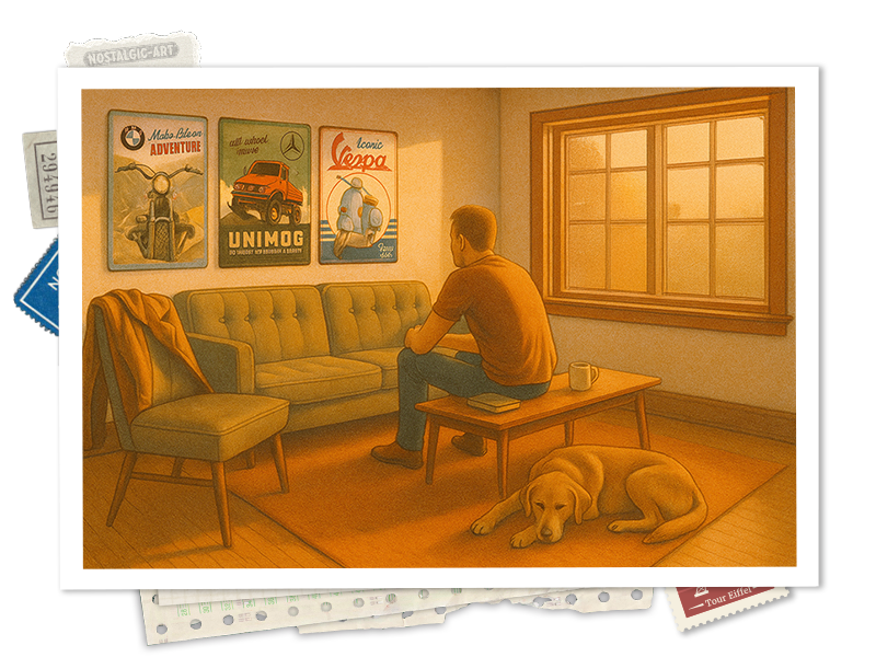 The Metal Signs That Outlasted My First Marriage – Nostalgic-Art Shop