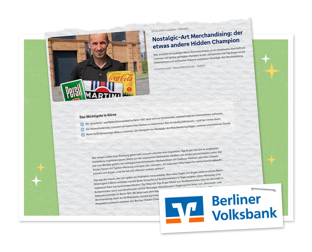 Nostalgic-Art Merchandising: der etwas andere Hidden Champion