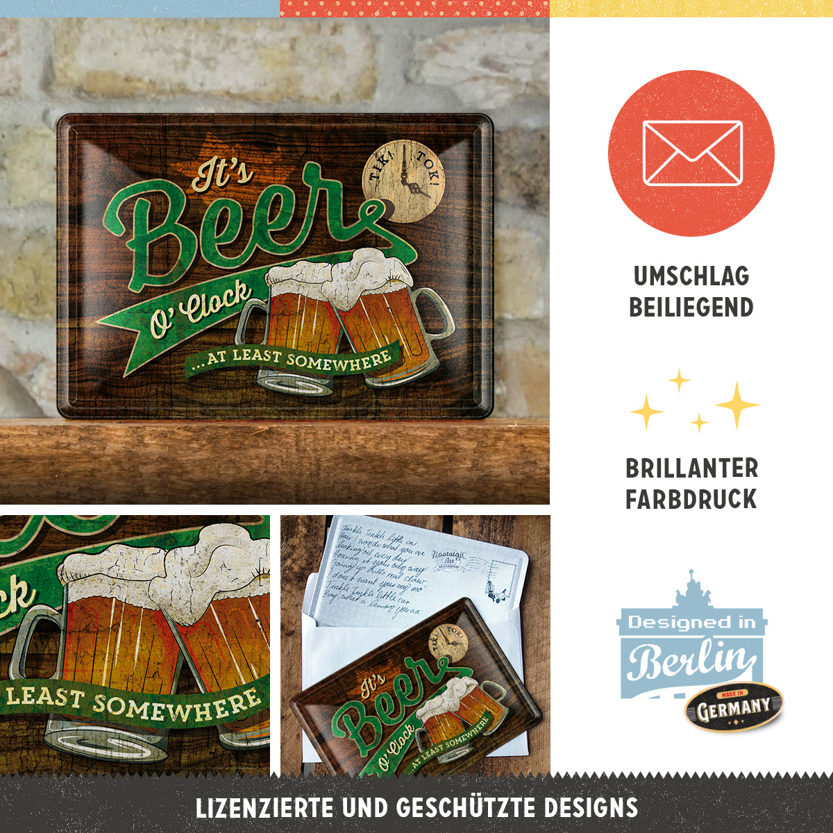 Beer O' Clock Glasses
