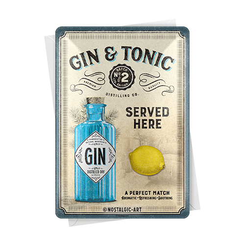 Gin & Tonic Served Here
