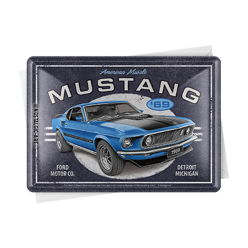 Ford Mustang - 1969 Mach 1 Blue