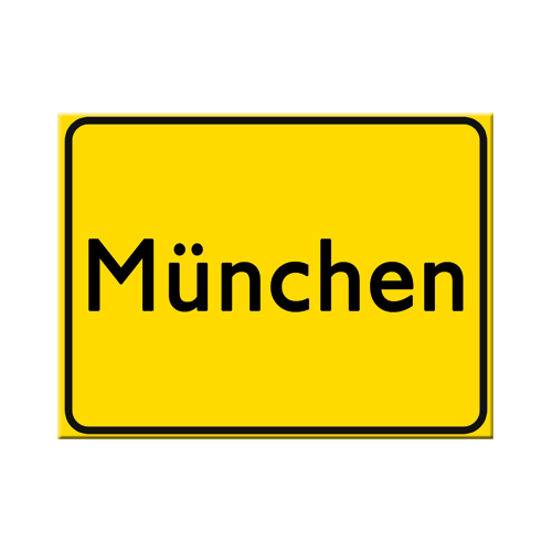 München Ortsschild