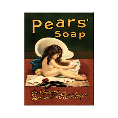 Pears Girl and Cat