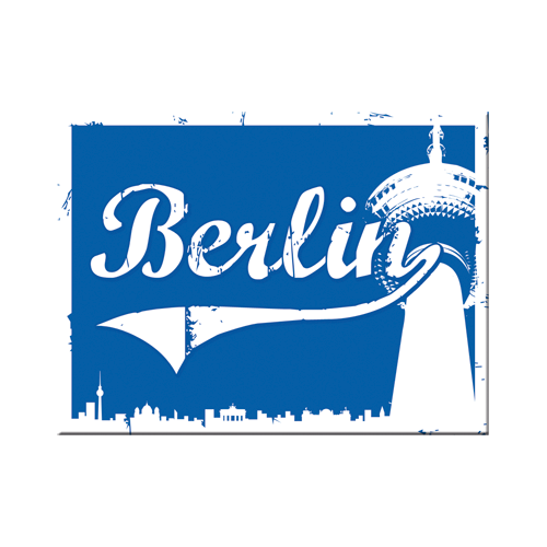 Berlin Fernsehturm Blau