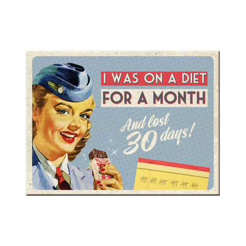 On A Diet For A Month