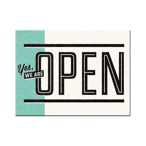 Yes, we are Open