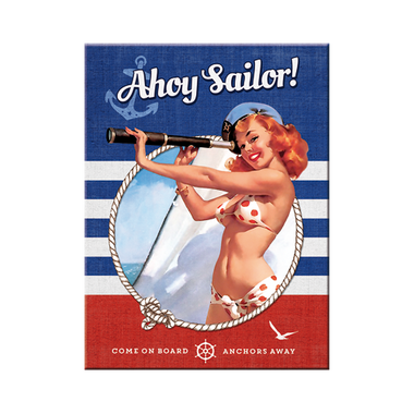 Pin Up - Ahoy Sailor