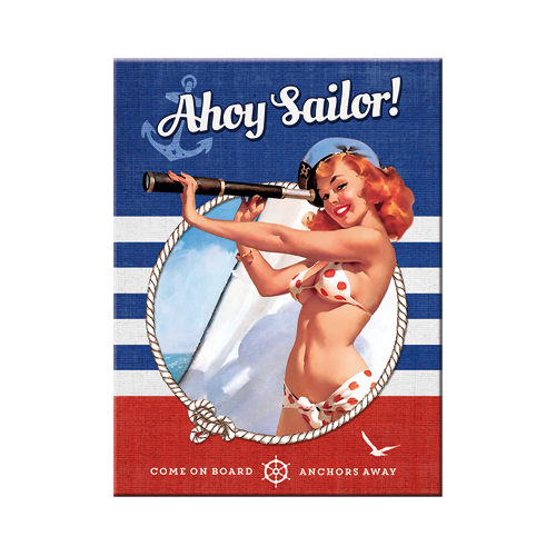 Pin Up - Ahoy Sailor