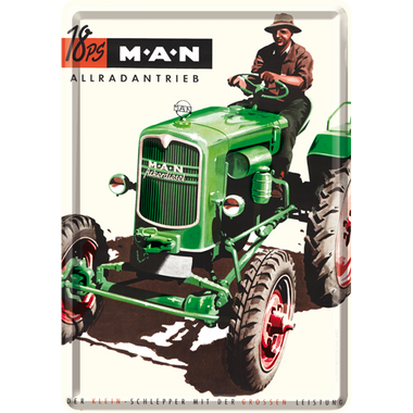 MAN Traktor Grün