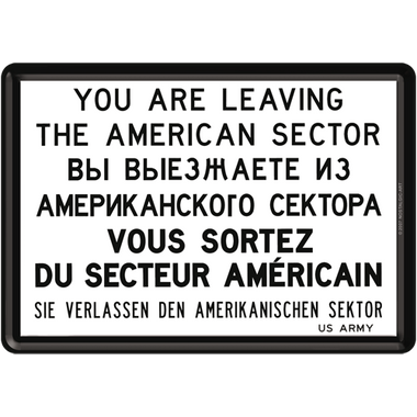 You are leaving...
