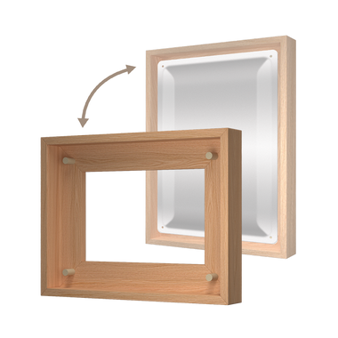 N-Frame S Holzrahmen (für 15x20 Schilder) Eiche