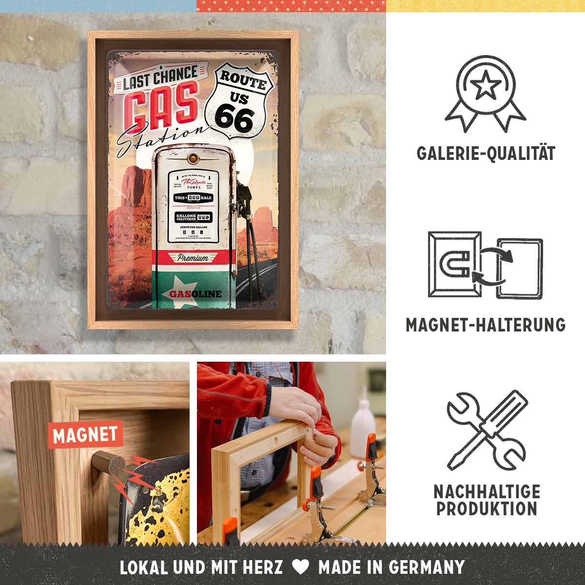 Route 66 - Gas Station N-Frame M Edition