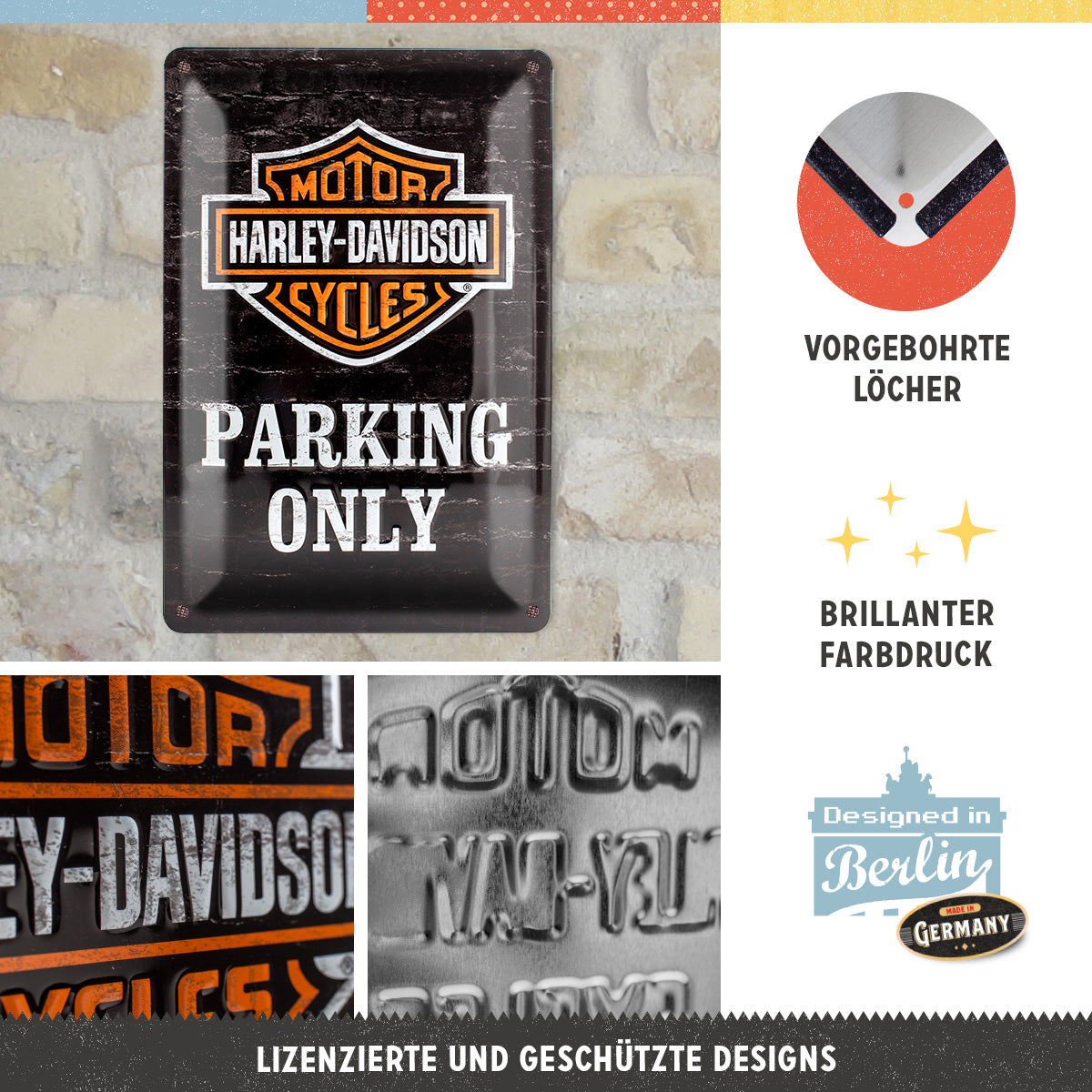Harley-Davidson - Parking Only