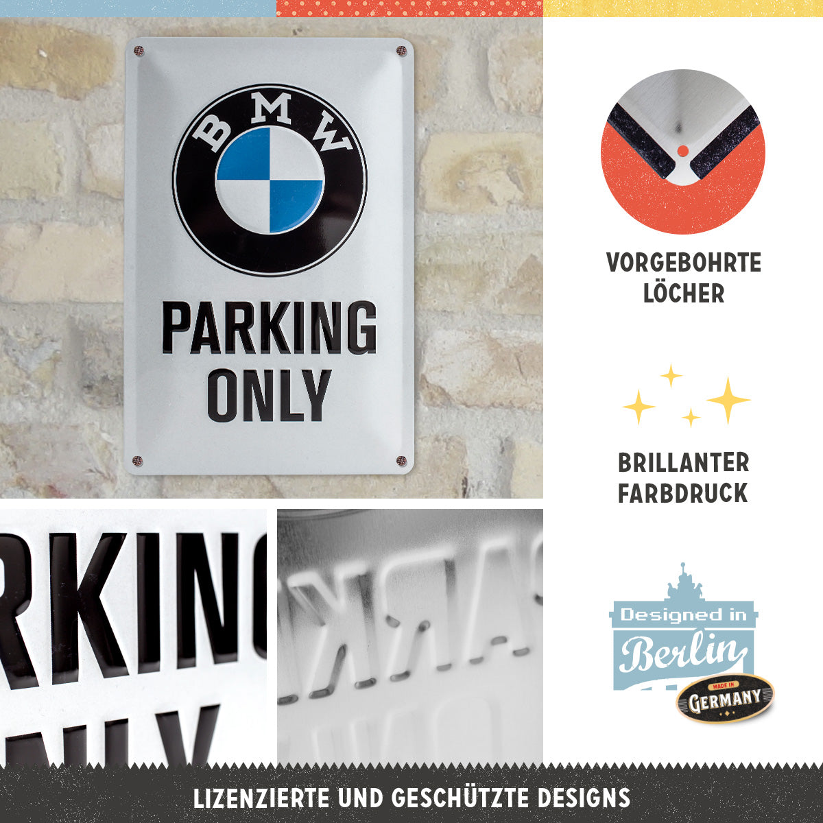 BMW - Parking Only White