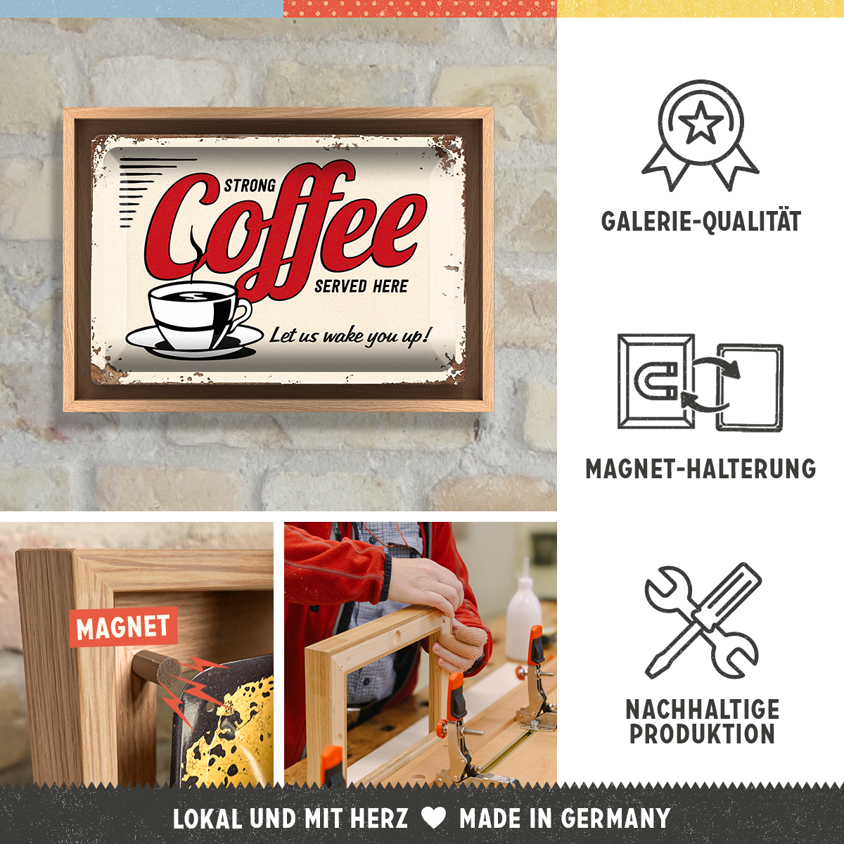 Strong Coffee Served Here N-Frame M Edition