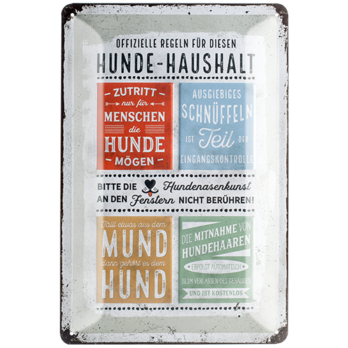 PfotenSchild - Hunde-Haushalt Regeln