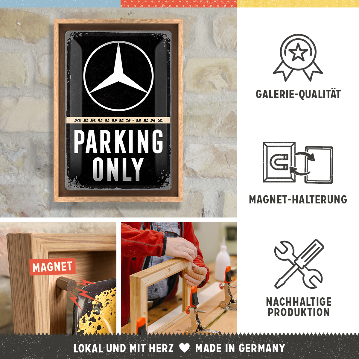 Mercedes-Benz - Parking Only N-Frame M Edition
