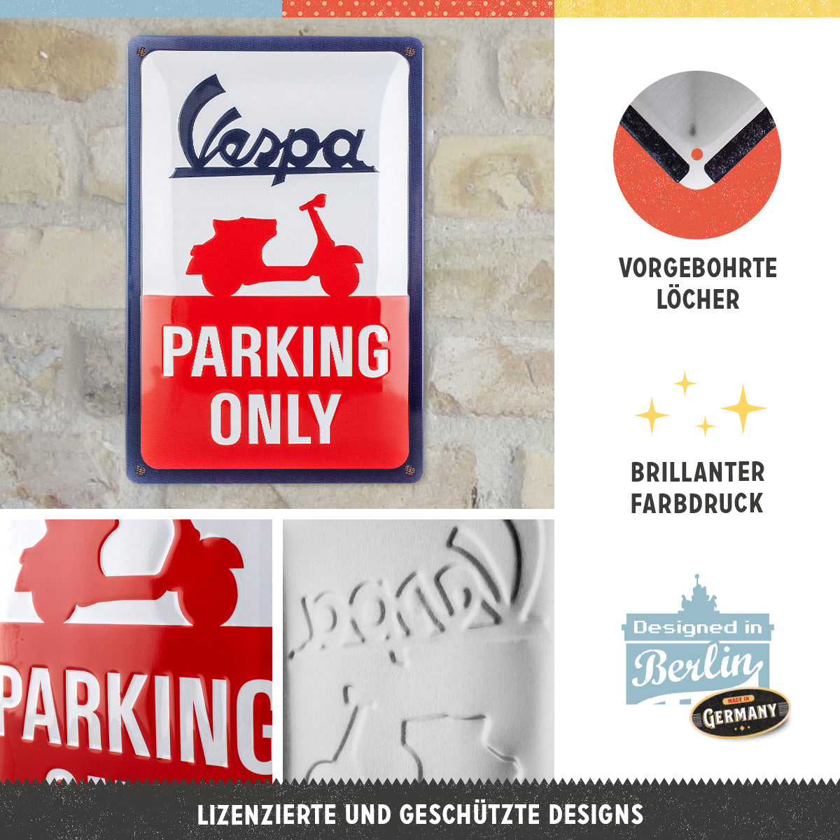 Vespa - Parking Only