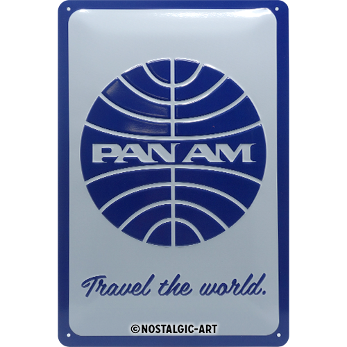 Pan Am - Travel the world Logo white