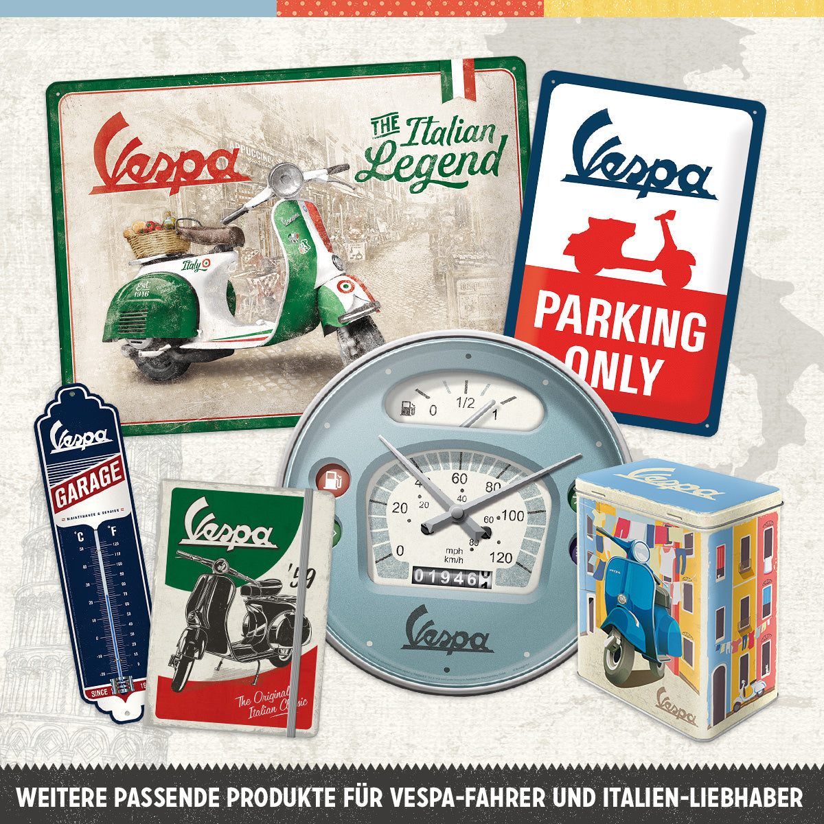 Vespa - Parts Sketches