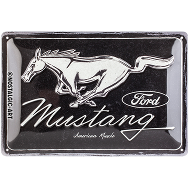 Ford Mustang - Horse Logo Black