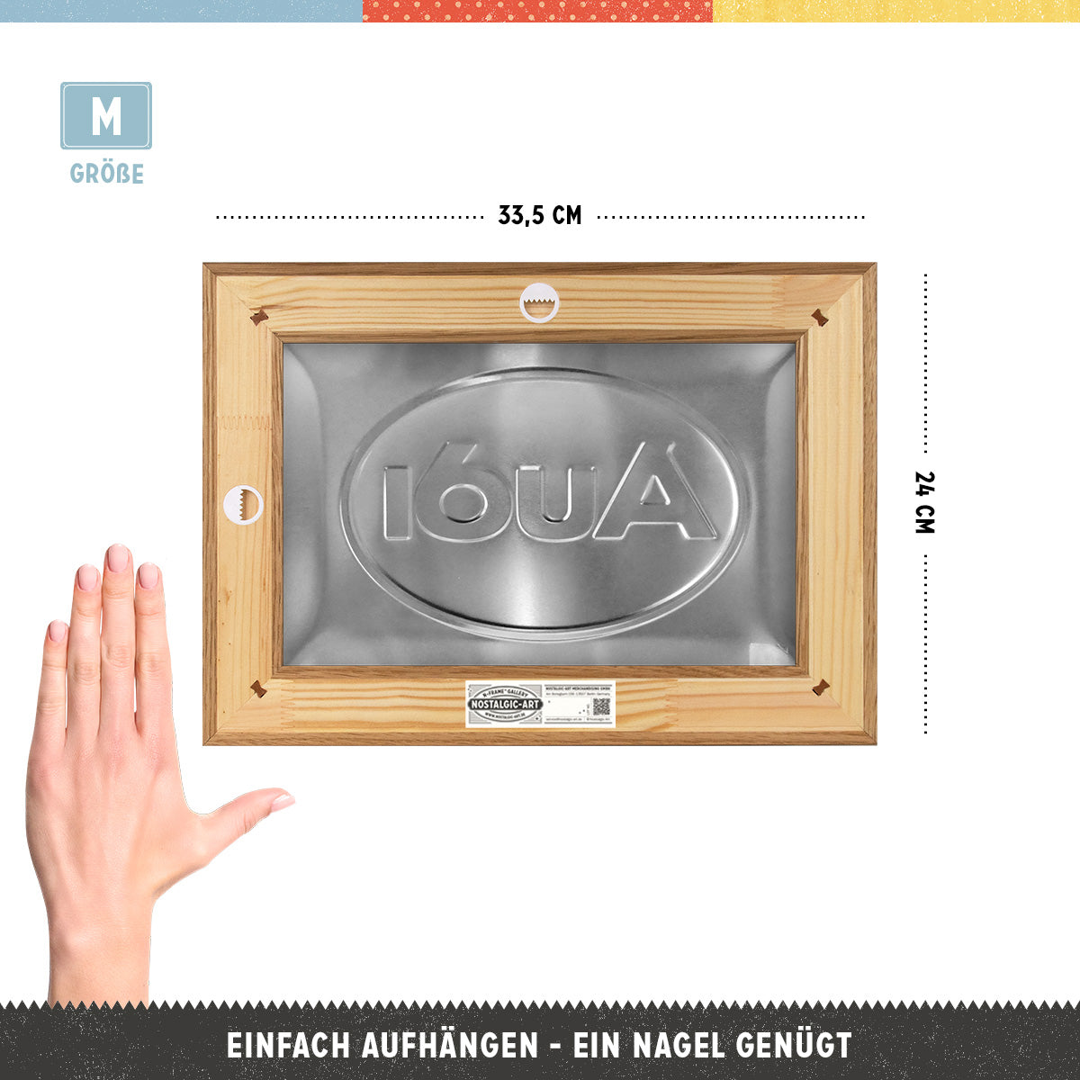 Audi - Logo Red Shine N-Frame M Edition