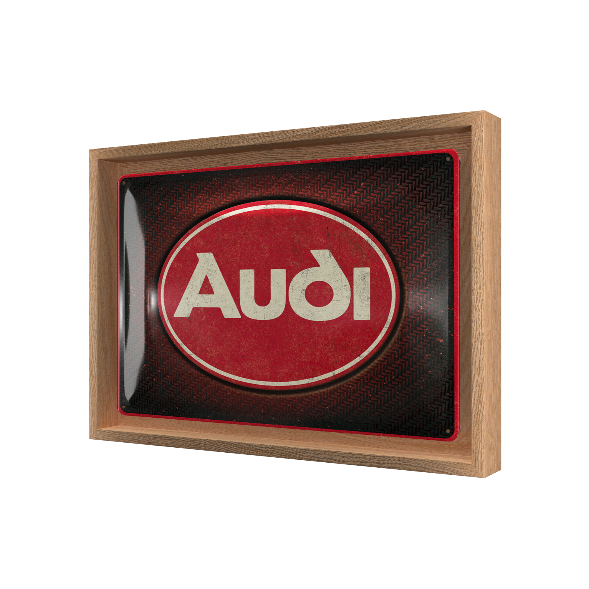 Audi - Logo Red Shine N-Frame M Edition