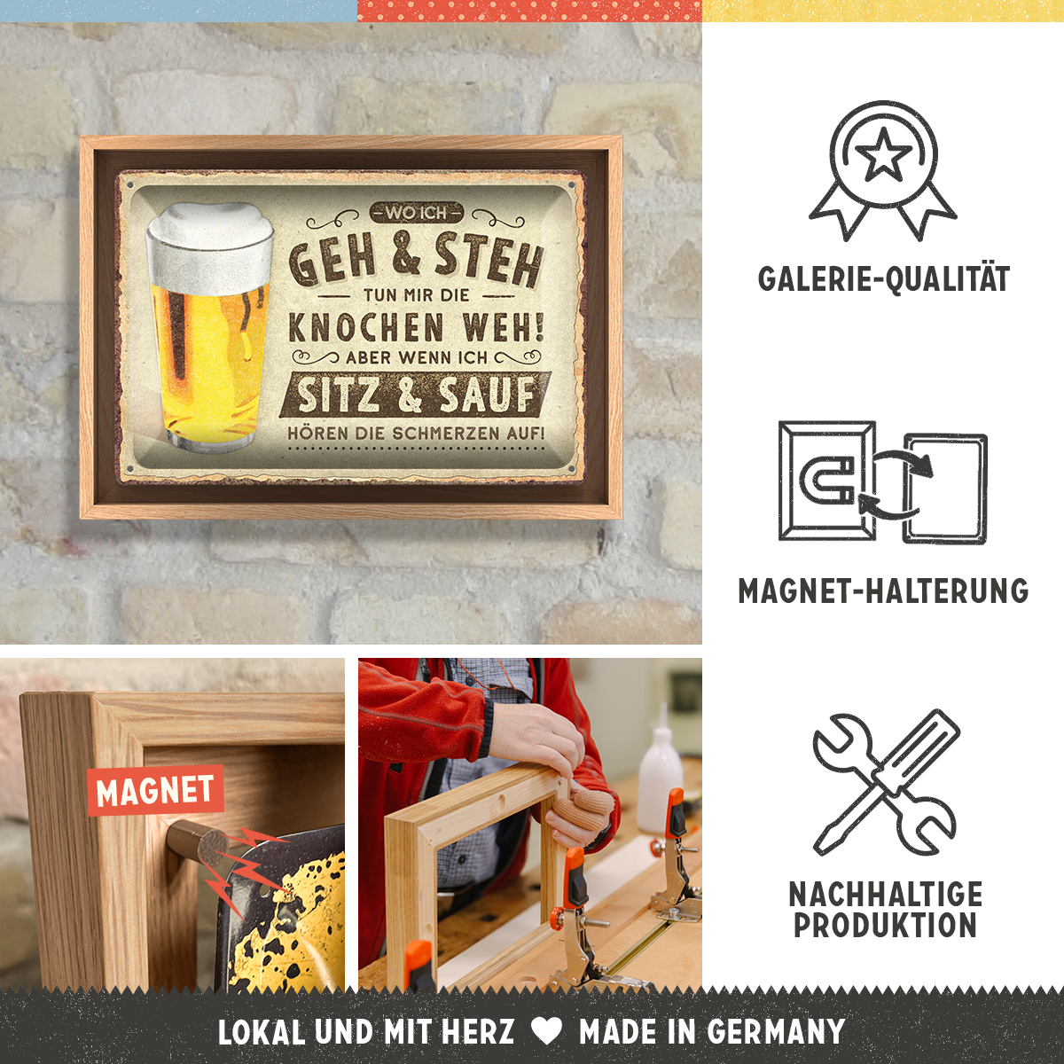 Wo ich geh und steh - Bier N-Frame M Edition