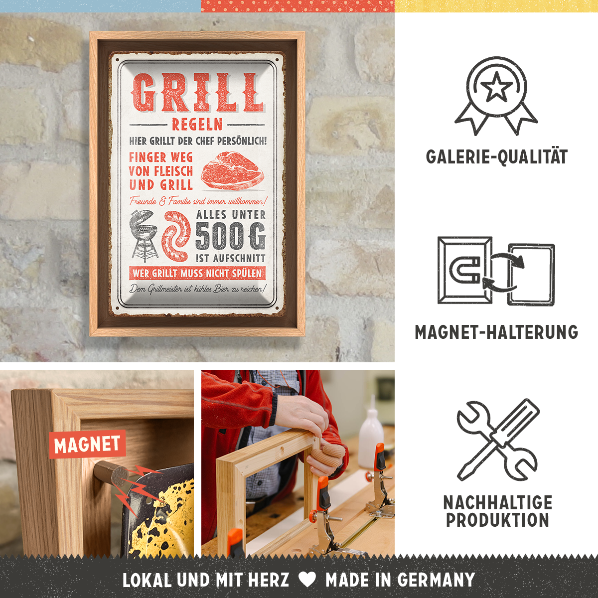 Grillregeln N-Frame M Edition