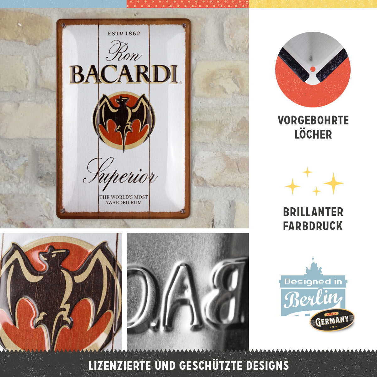 Bacardi - Superior White Wood