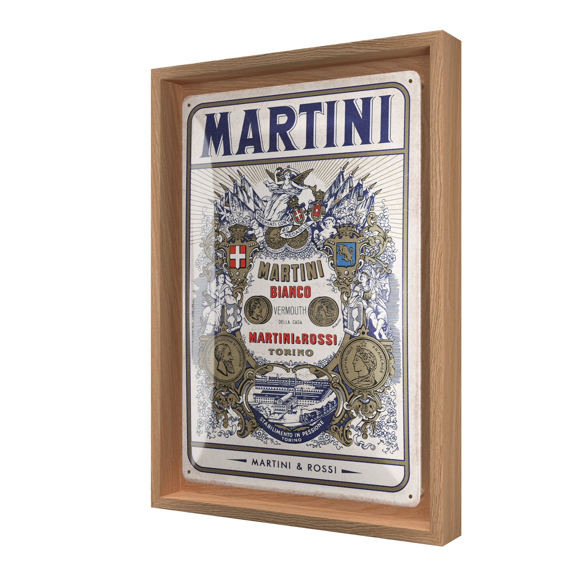 Martini - Bianco Vermouth Label N-Frame M Edition