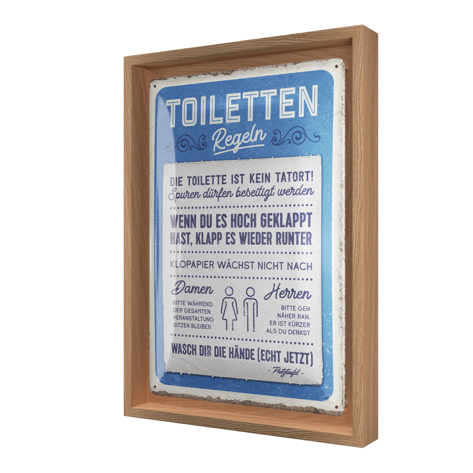 Toiletten-Regeln N-Frame M Edition