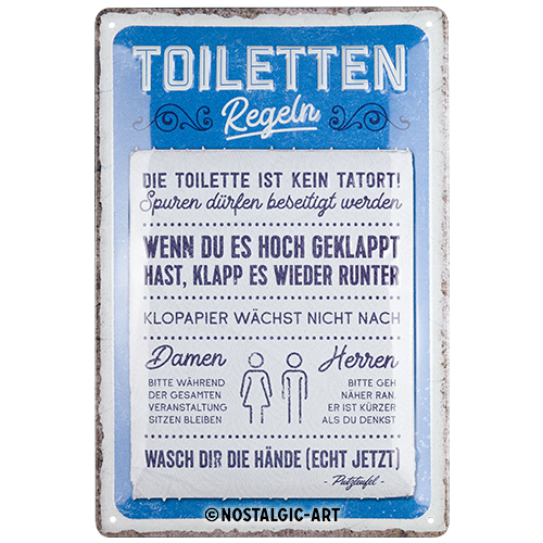 Toiletten-Regeln
