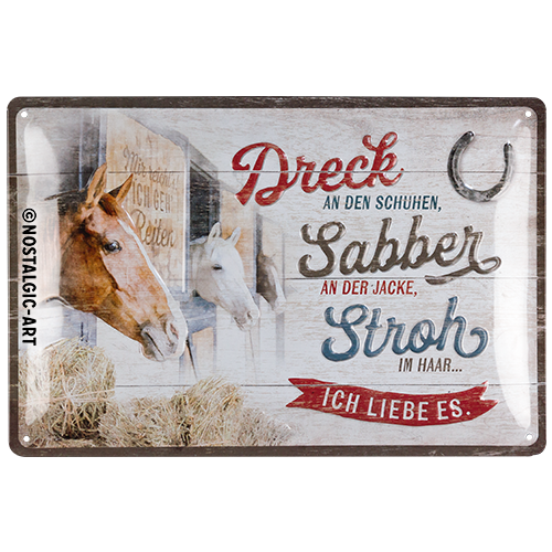 Dreck, Sabber, Stroh - Pferde