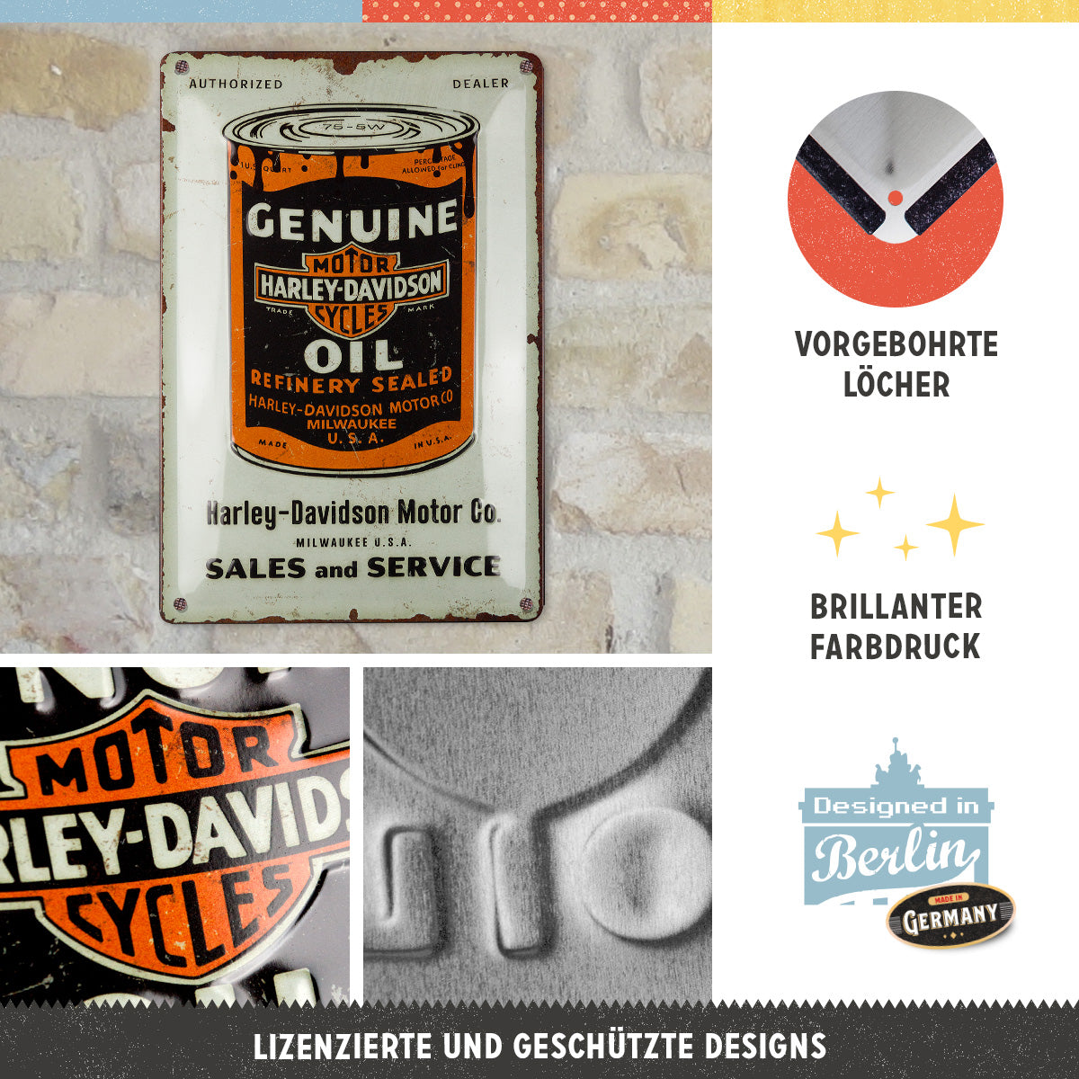 Harley-Davidson - Genuine Oil Can