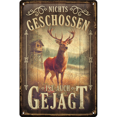 Nichts geschossen ist auch gejagt