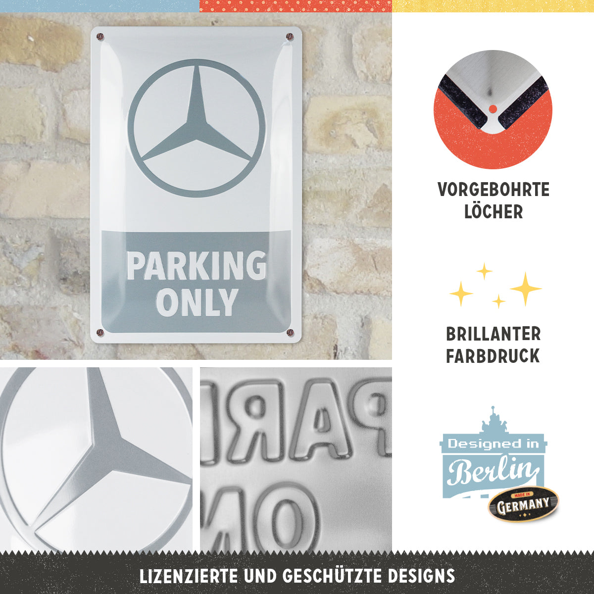 Mercedes-Benz - Parking Only Grey