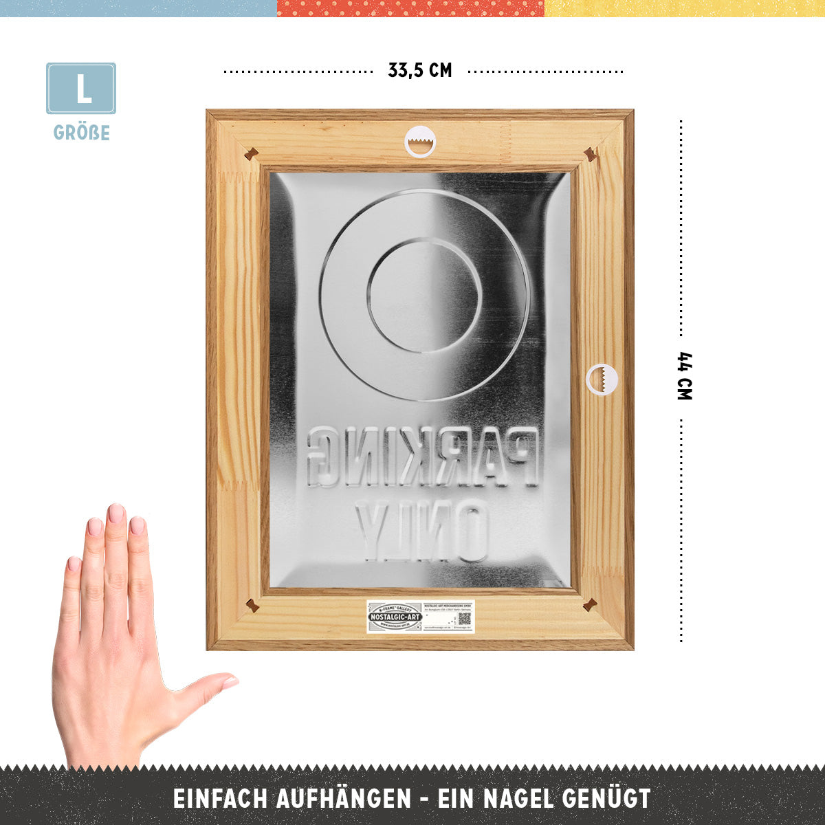 BMW - Parking Only White N-Frame L Edition