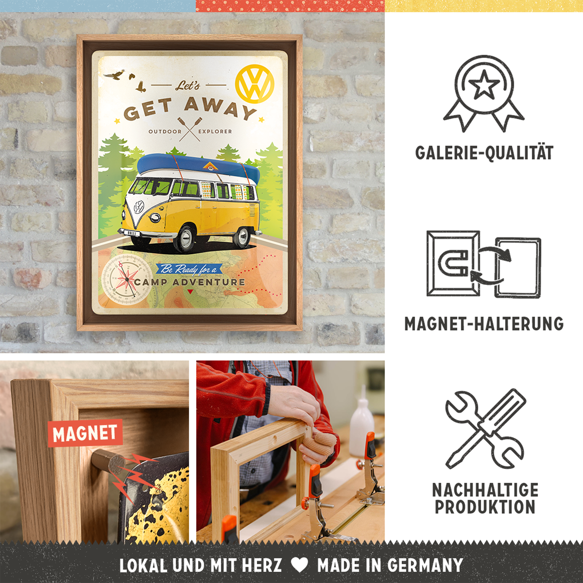 VW Bulli - Let's Get Away N-Frame L Edition