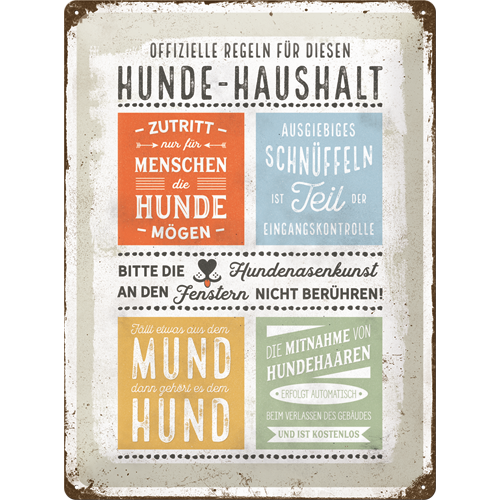 PfotenSchild - Hunde-Haushalt Regeln
