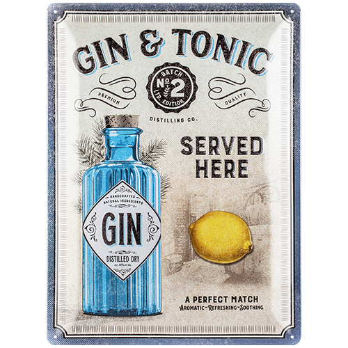 Gin & Tonic Served Here