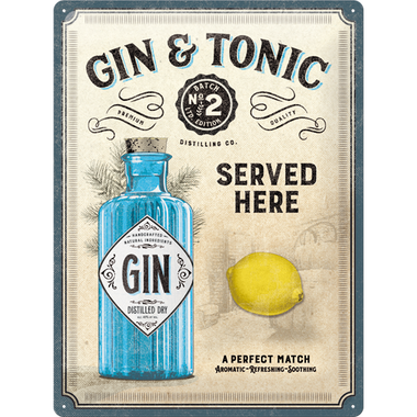 Gin & Tonic Served Here