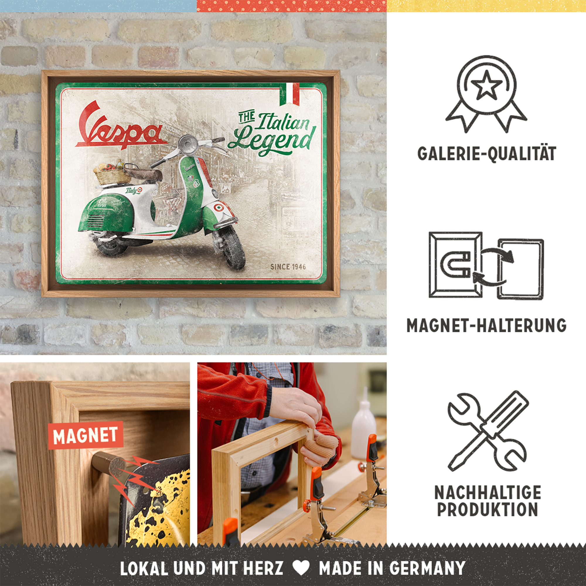 Vespa - Italian Legend N-Frame L Edition