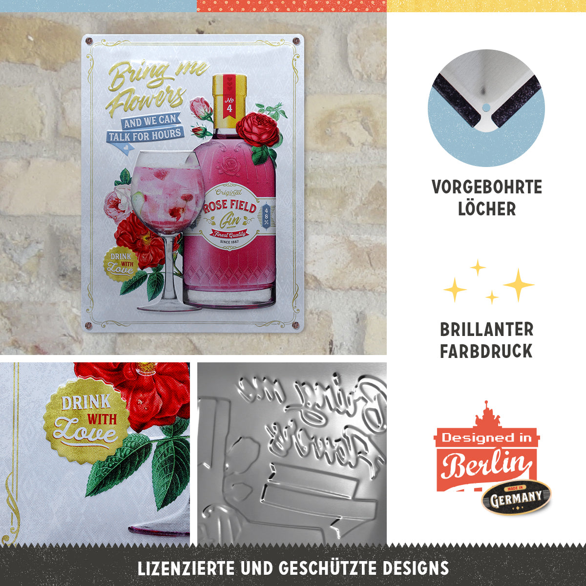 Pink Gin Flowers - Special Edition