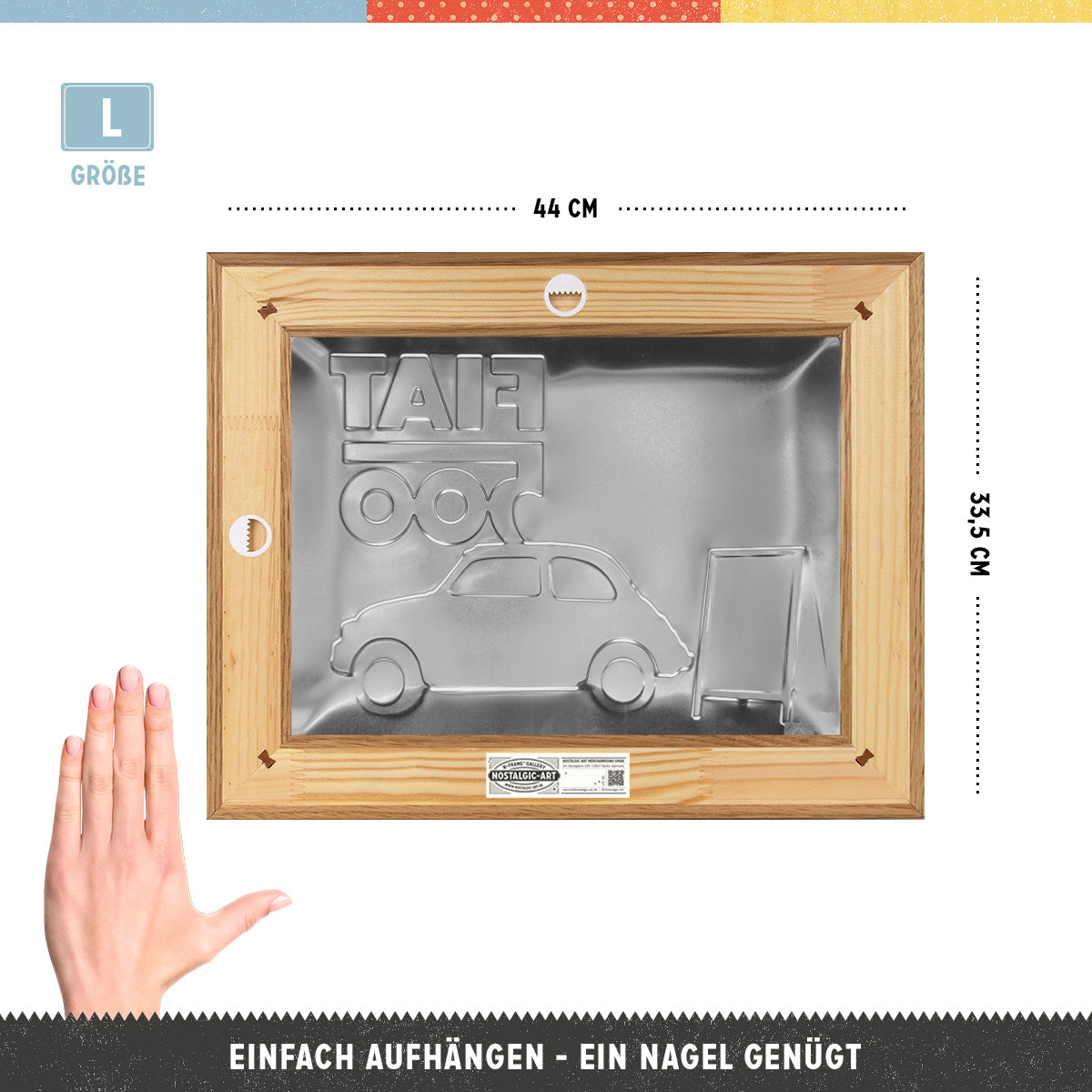 Fiat 500 - Red car in the street N-Frame L Edition