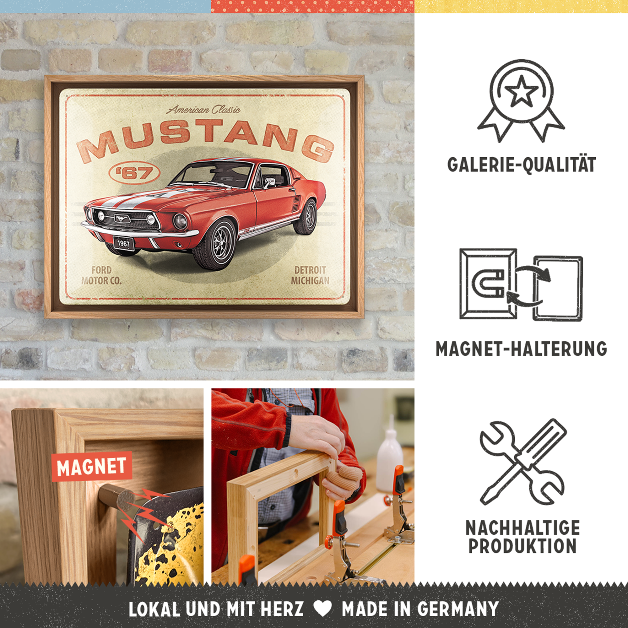 Ford Mustang - GT 1967 Red N-Frame L Edition