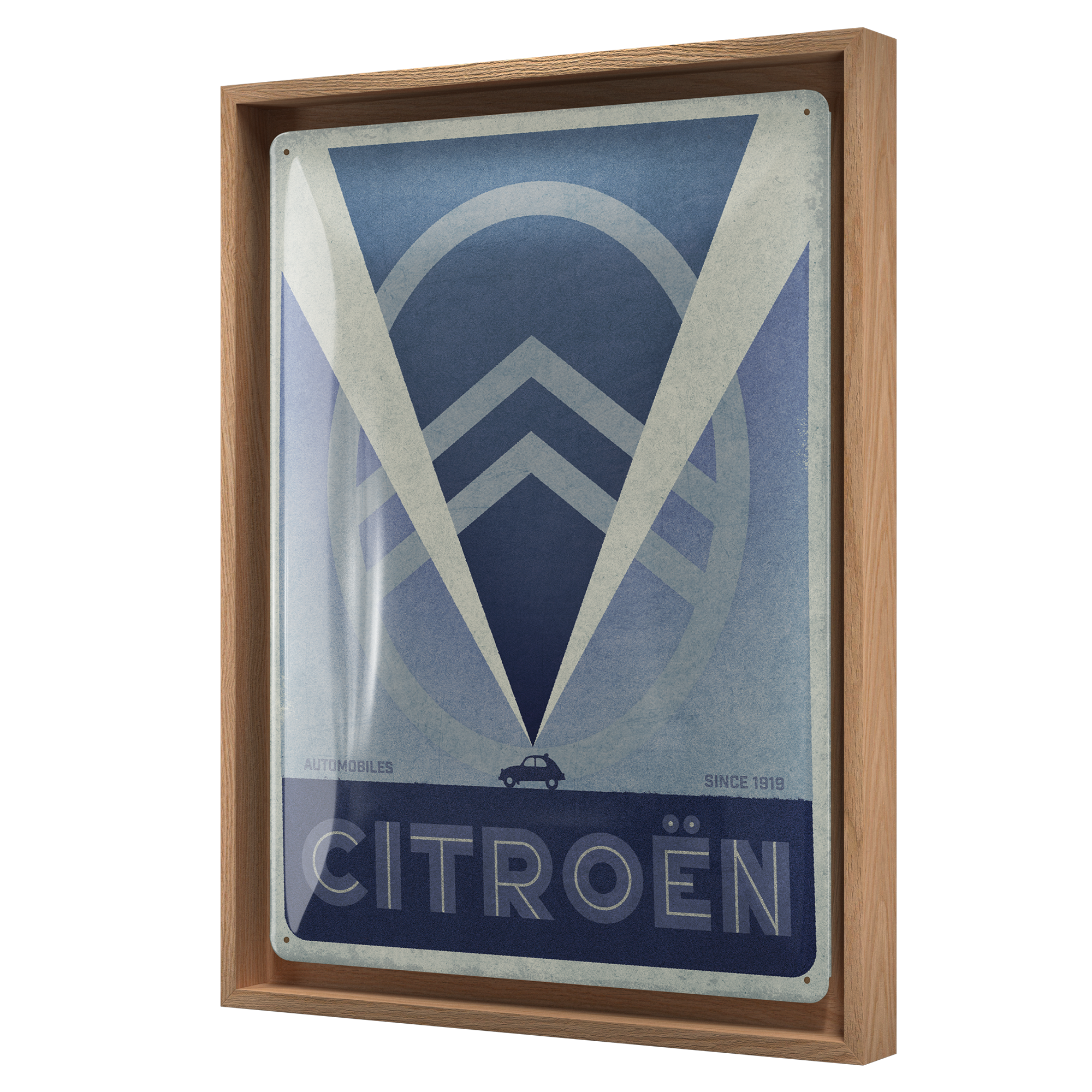 Citroen - 2CV Logo Blue N-Frame L Edition