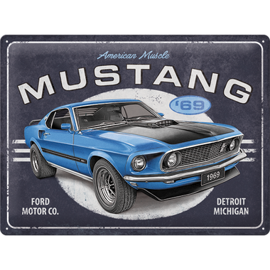 Ford Mustang - 1969 Mach 1 Blue