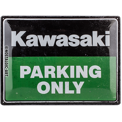 Kawasaki - Parking Only Green