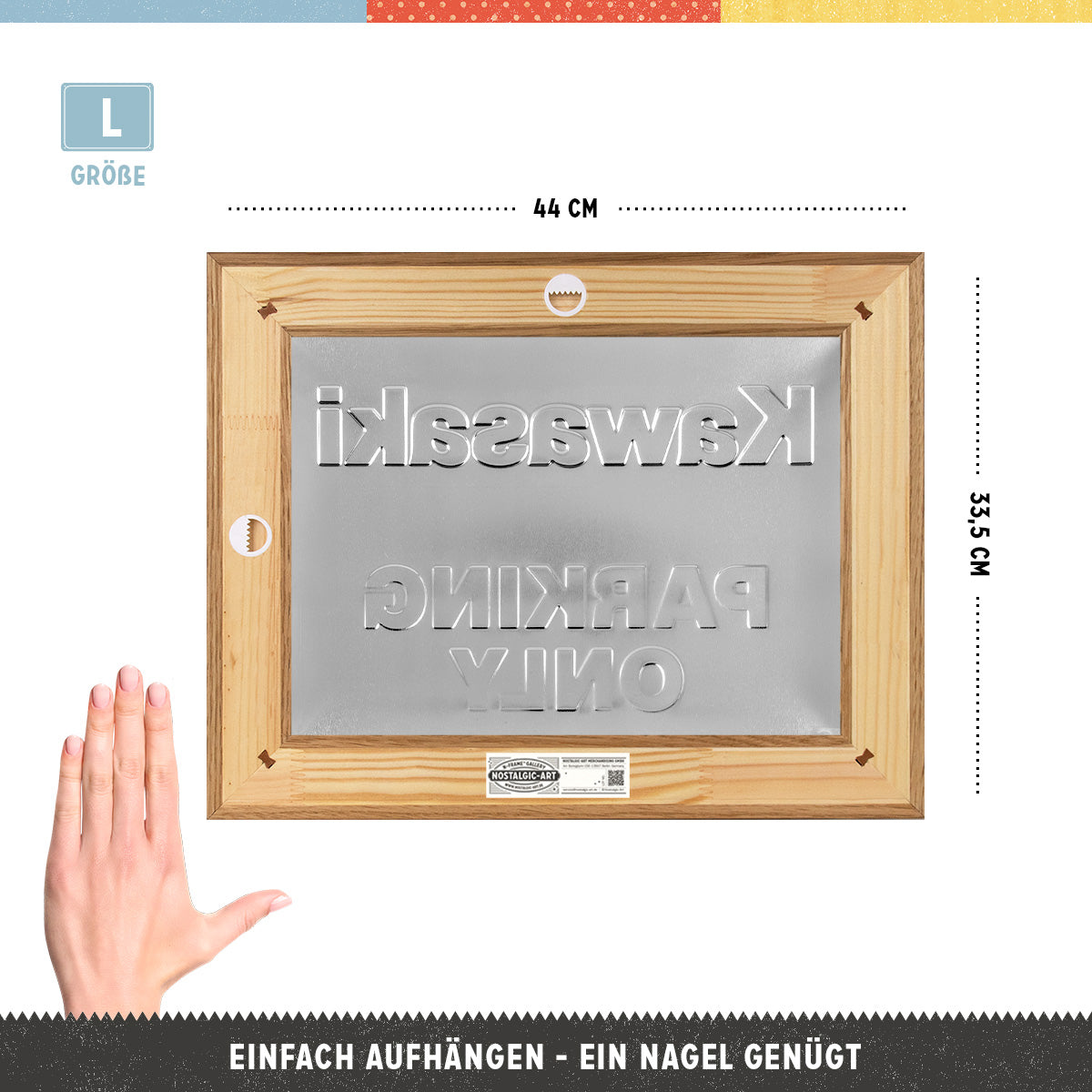 Kawasaki - Parking Only Green N-Frame L Edition